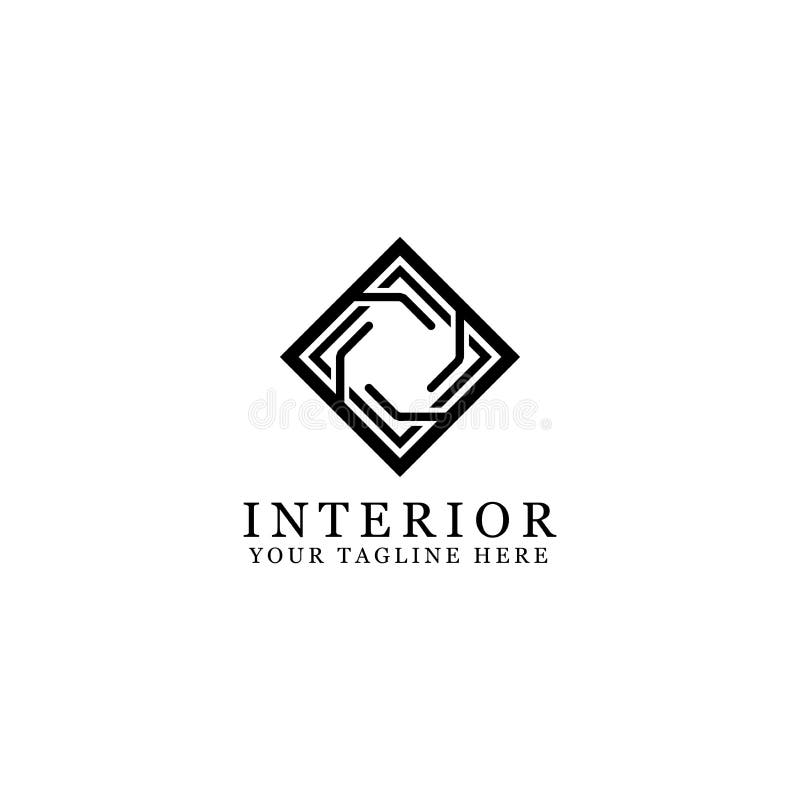 Interior Logo Isolated White Background Vector Icon 127689916 
