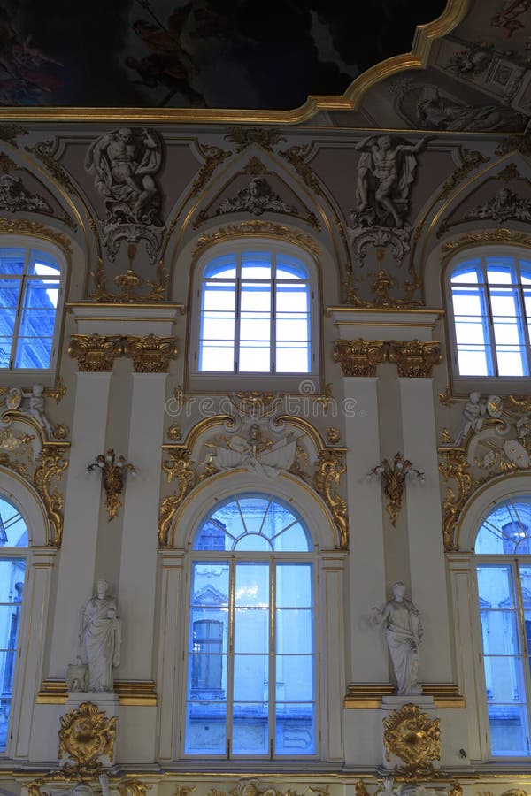 Interior of main staircase of the Winter Palace