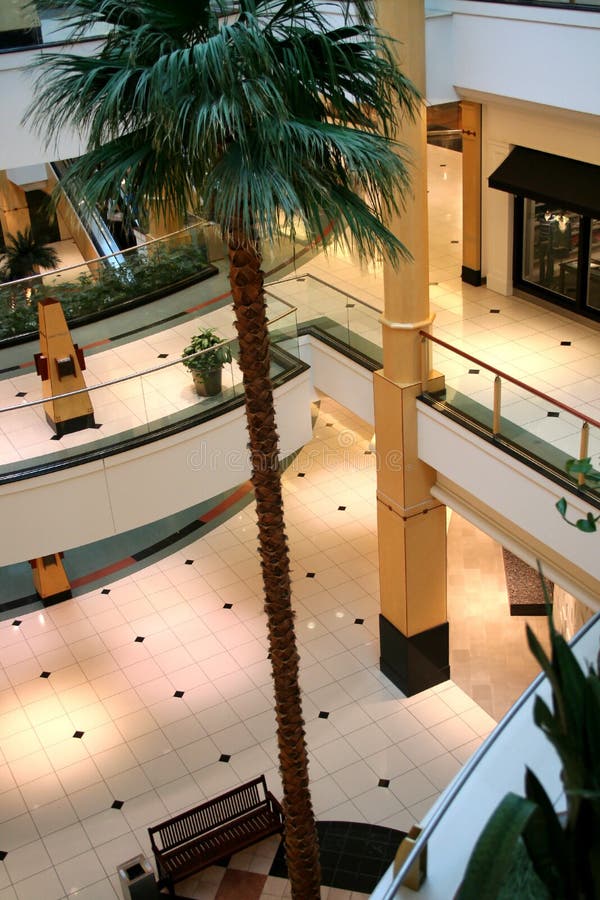 Interior of mall