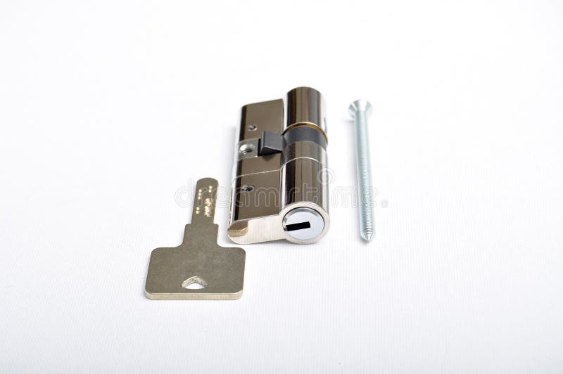 Interior Mechanism of Door Locking Stock Photo Image of bolt, handle