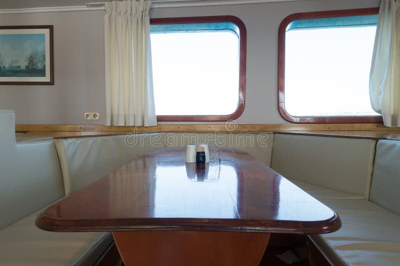 Interior and Mechanisms of a Ship Stock Photo - Image of liner