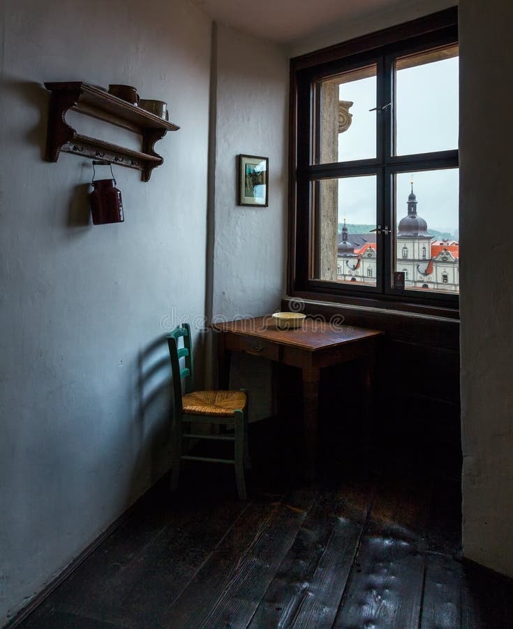 Interior medieval praga imagem de stock Interior medieval praga imagem de stock