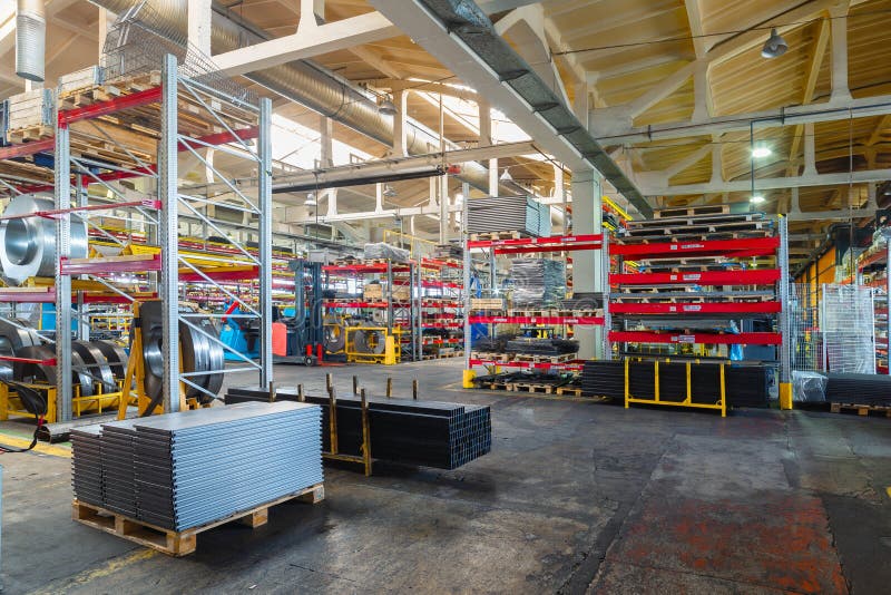 The Interior of the Metalworking Shop. Stock Photo Image of shop