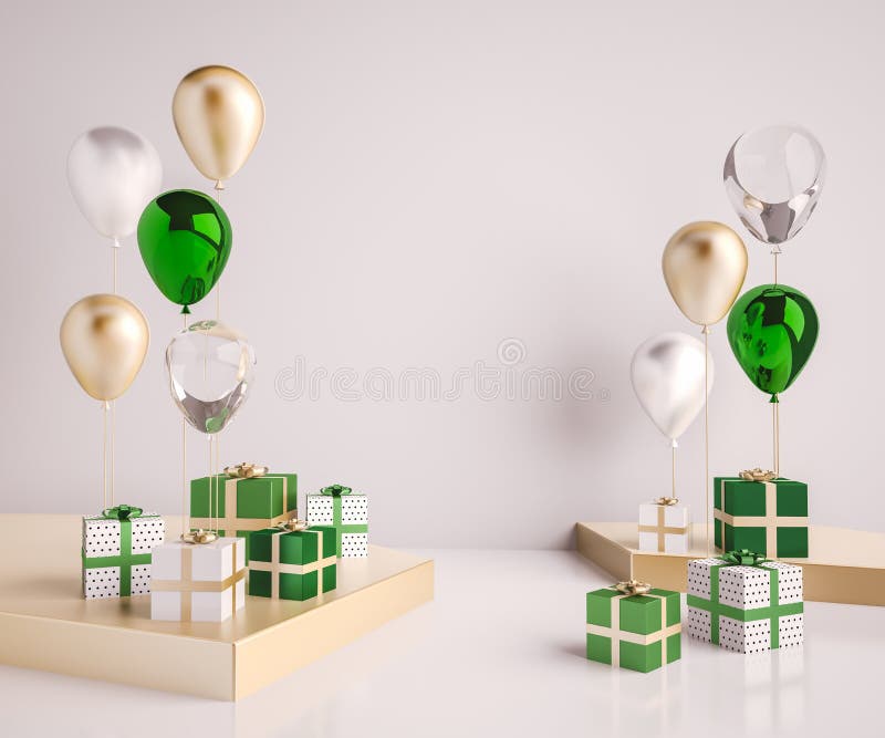  Mock Up  Poster In Interior Background With Party  