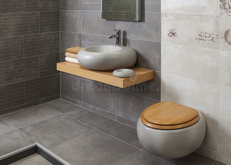 Interior of modern bathroom stock photography Interior of modern bathroom stock photography
