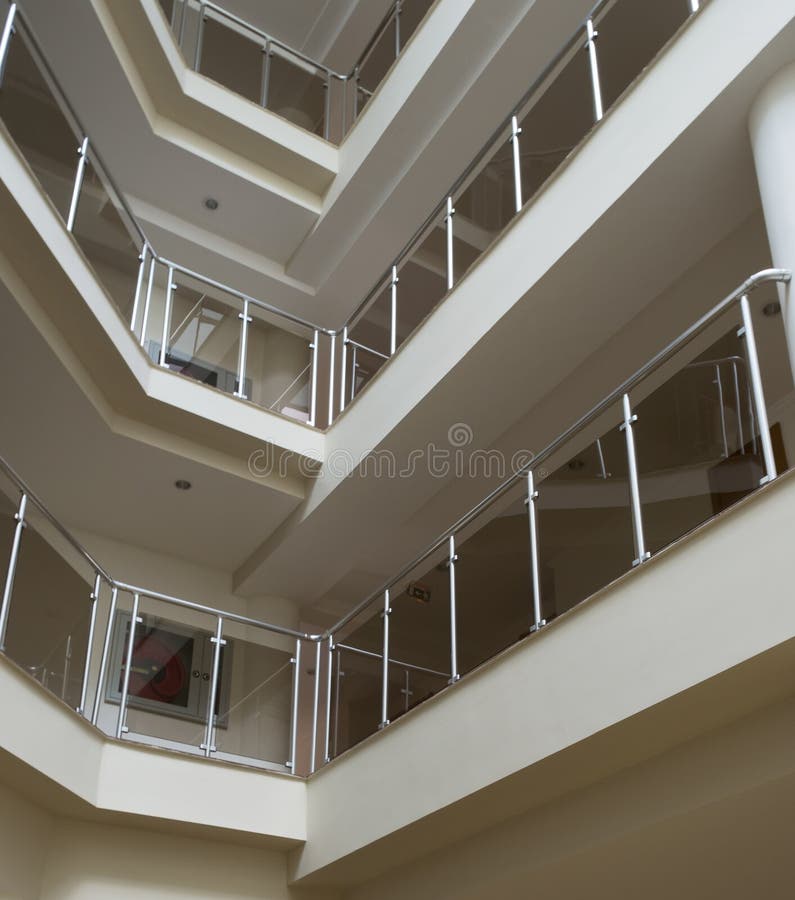 Interior of a modern building royalty free stock image