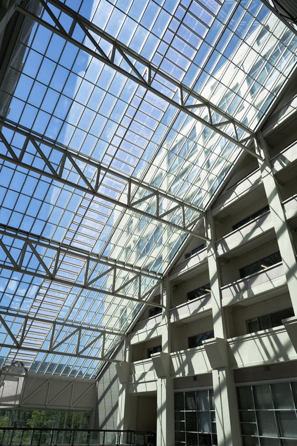 The interior of modern building with geometric architectural sty royalty free stock photo The interior of modern building with geometric architectural sty royalty free stock photo