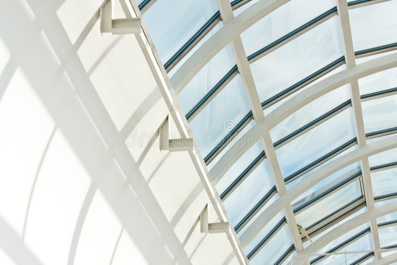 Interior of modern centre stock photos