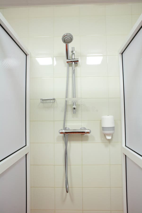 Interior of Modern European Shower Stock Image Image of elegance