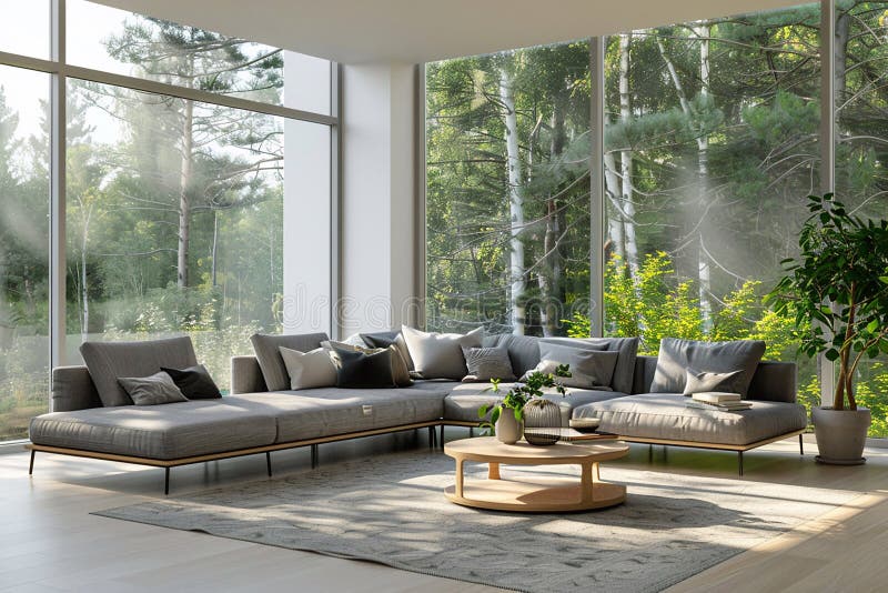 Illustration of Ample Lighting Minimalist Home