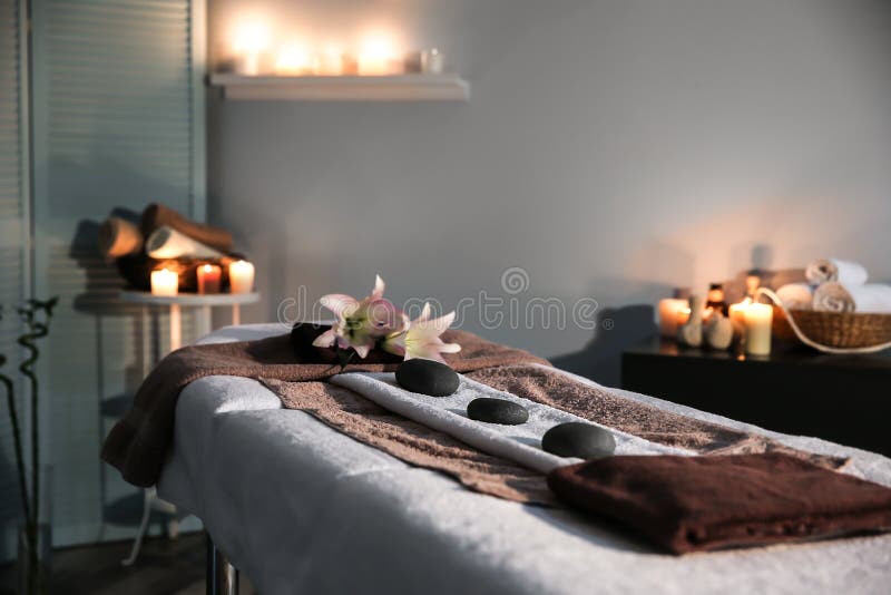 Interior of Modern Massage Room in Light Stock Image Image of massage, aroma 116583529