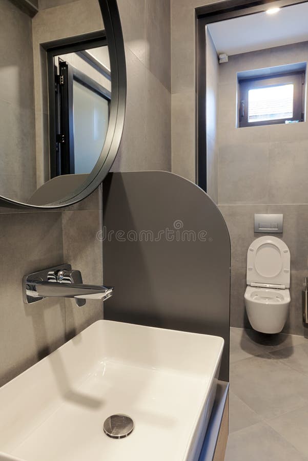 Modern Toilet Design stock image. Image of design, life 204147631