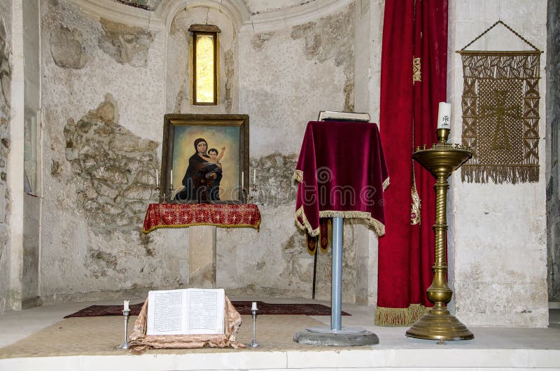 Interior in monastery