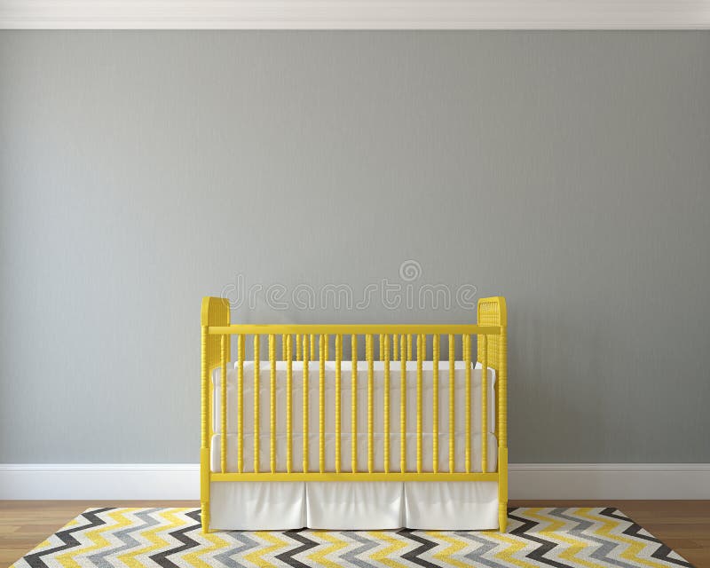 Interior of nursery. vector illustration Interior of nursery. vector illustration