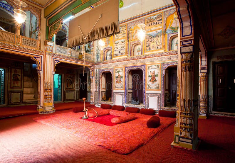 Interior of Old Mansion Room Belongs To Rich Indian Family Editorial Stock  Photo - Image of culture, building: 53741738