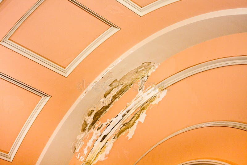 Interior Paint Peeling stock image. Image of plaster 23033341