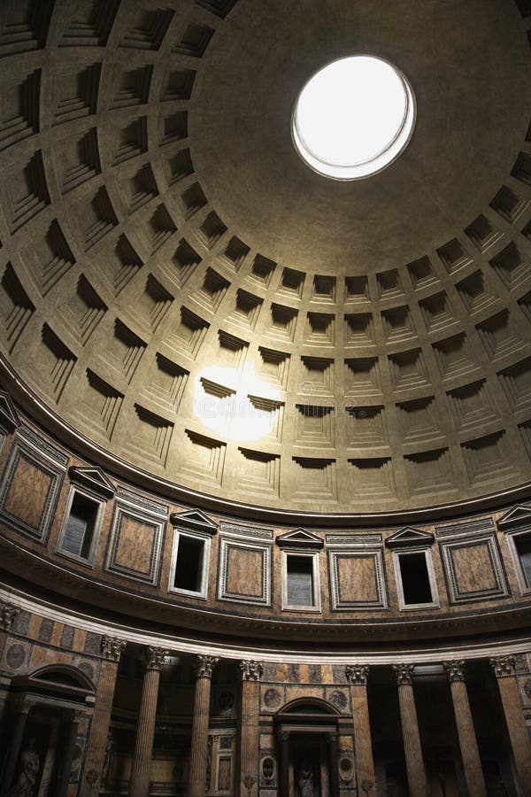 Interior of Pantheon, Rome, Italy. royalty free stock photos