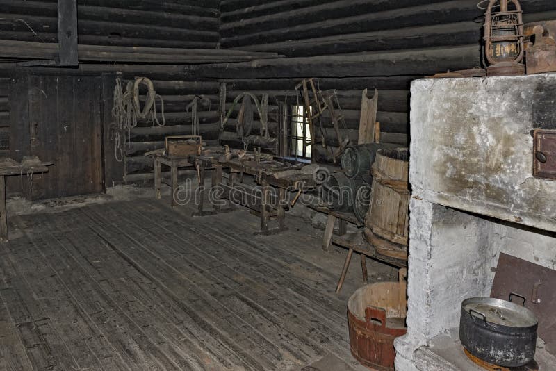Old Log Cabin Interior Stock Photos Download 1 102 Royalty