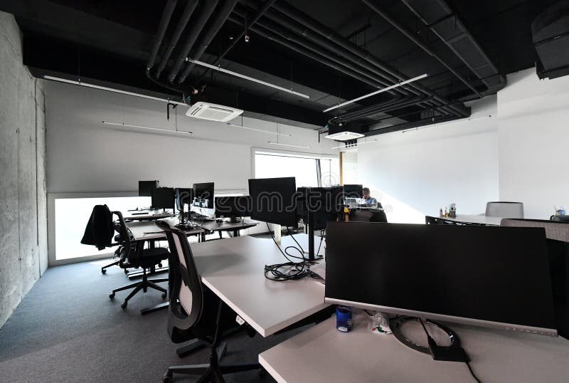 Relaxation area in Modern Office royalty free stock images