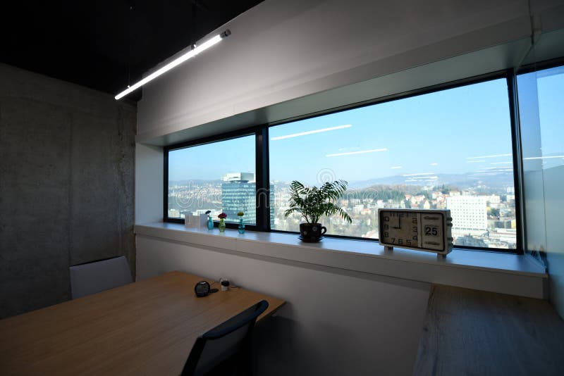 Relaxation area in Modern Office stock photos
