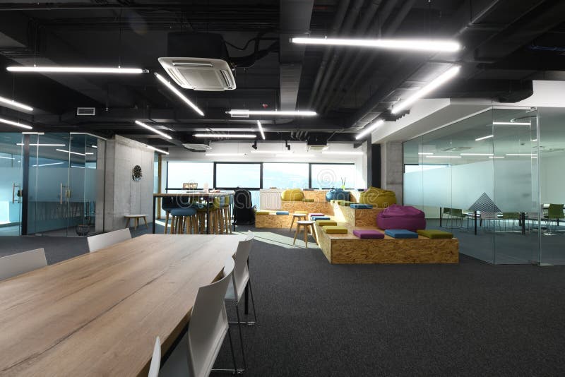 Relaxation area in Modern Office royalty free stock photos