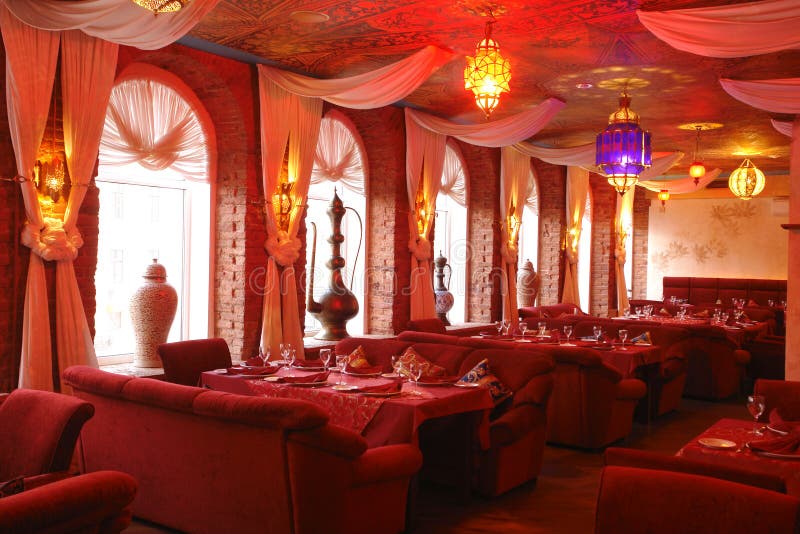 Interior of a restaurant