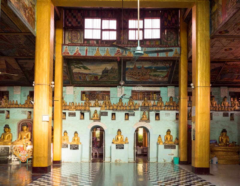 Interior of the Shite-thaung Temple in Mrauk-U, Myanmar