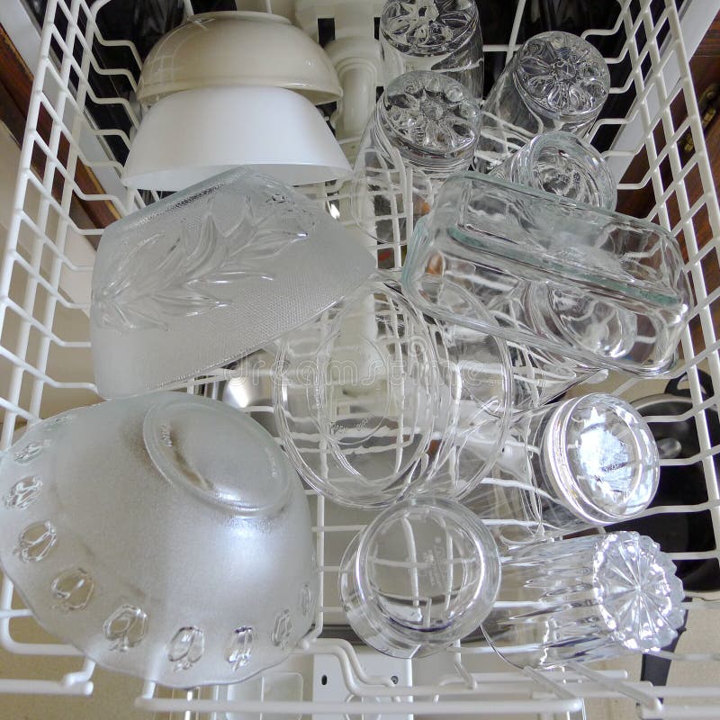 Interior of a Small Dishwasher Stock Image Image of open, kitchen