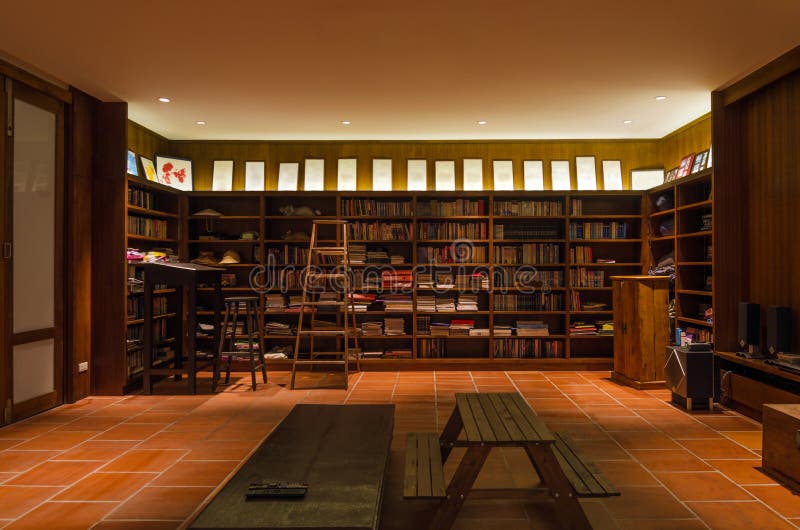 Interior of studying room