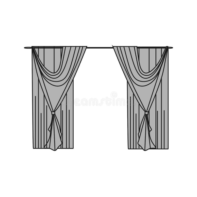 interior textiles. window decoration. curtains.