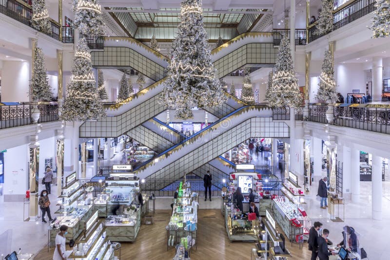 An Interior of the Trading Floor of Le Bon Marche Rive Gauche, the