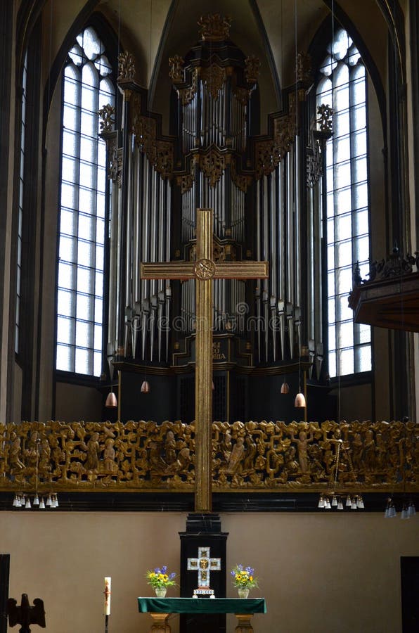 The Interior of University Church of Marburg, Germany