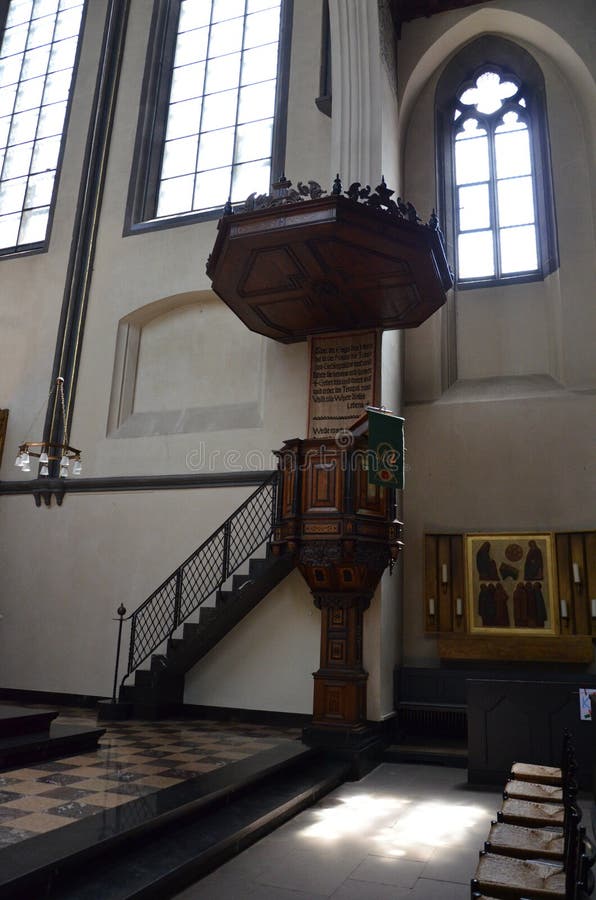 The Interior of University Church of Marburg, Germany