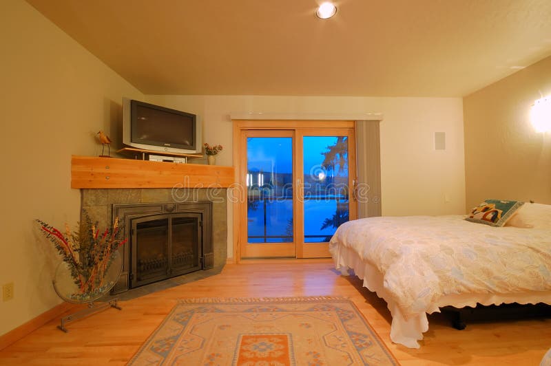 Interior of an Upscale Bedroom Stock Photo Image of upscale