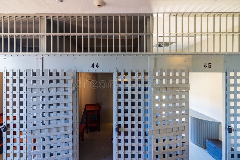 Interior View of the Cell of Wyoming Territorial Prison Editorial Image