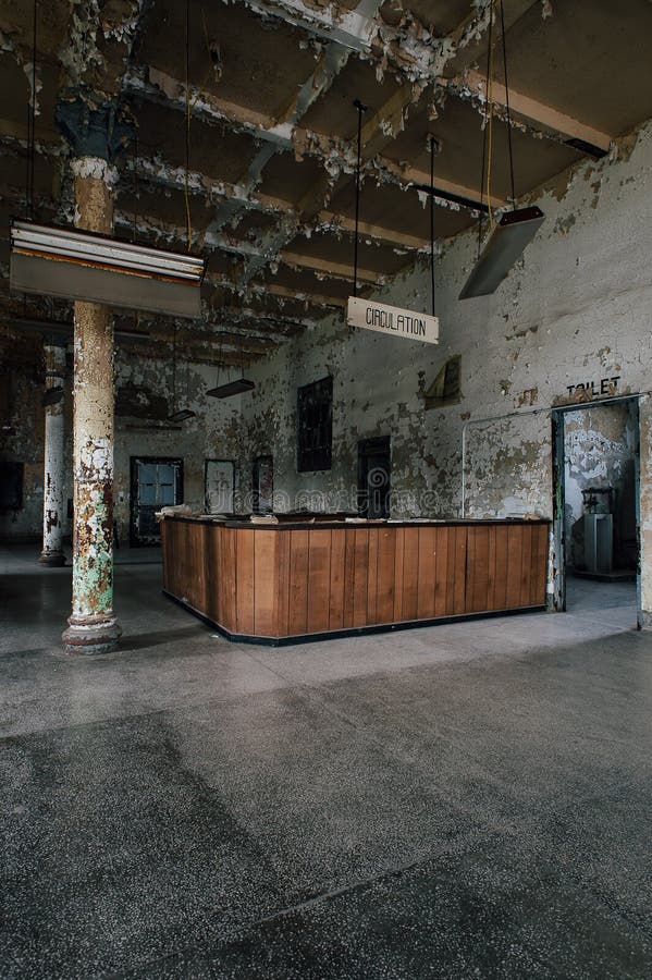 Derelict Library - Abandoned Ohio State Reformatory Prison - Mansfield