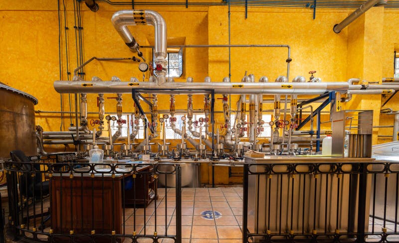 Interior View of the Fabrica La Rojena Distillery Editorial Photo ...