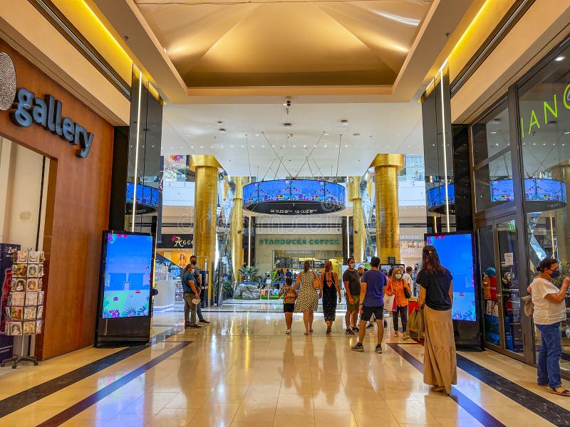 Interior View of the Famous Golden Hall Shopping Mall Located in ...