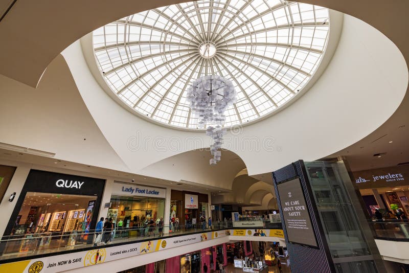 Interior View of the Glendale Galleria Editorial Stock Image Image of