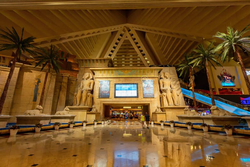 Interior View of the Luxor Hotel and Casino Editorial Stock Photo ...