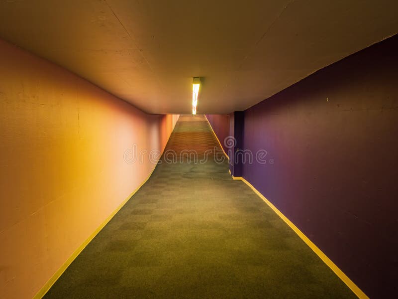 Interior View of the OKC Underground Stock Image Image of tunnel