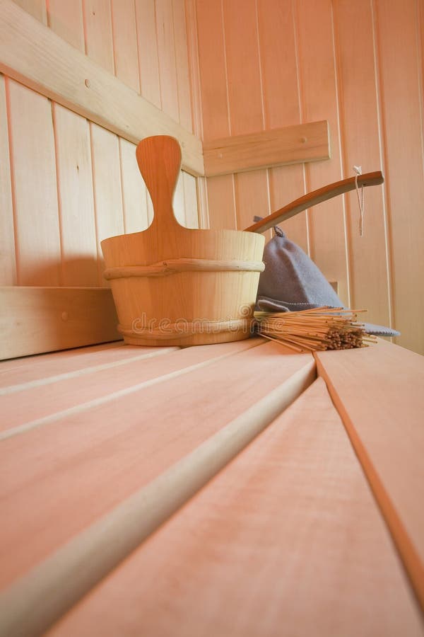 Interior View of Sauna Bath