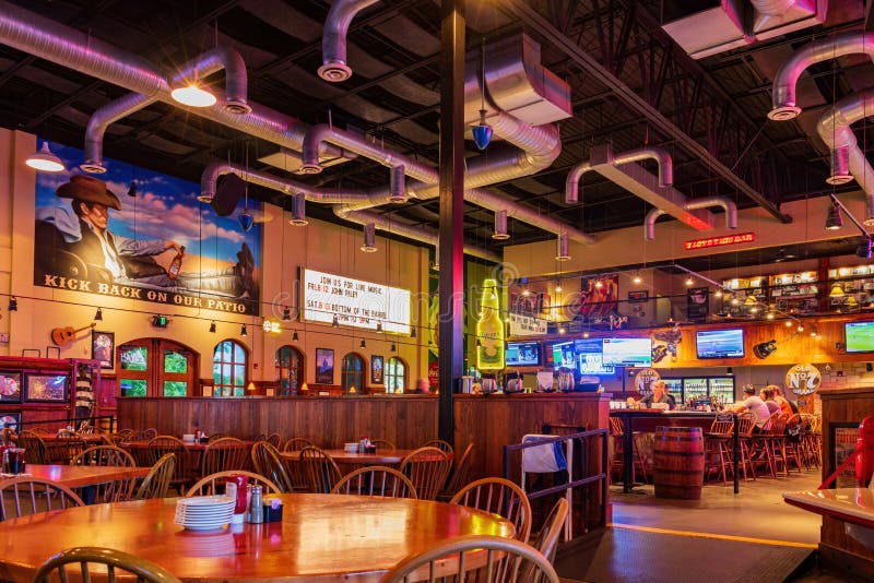 Interior View of the Toby Keith`s I Love this Bar and Grill Editorial