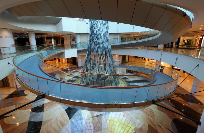 Egyptian Themed WAFI Mall, Dubai Editorial Photography Image of