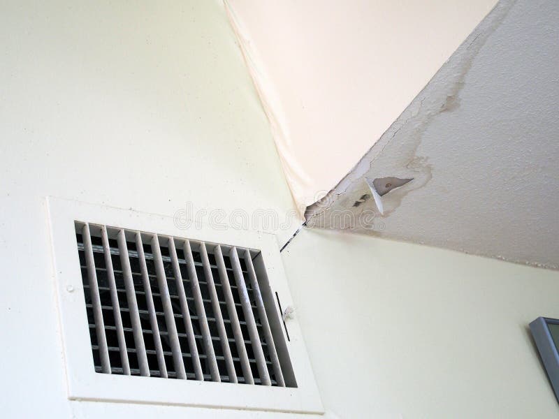 Interior Water Damage stock photo. Image of repair, sheet 52477506