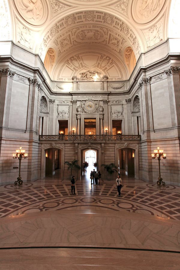 Interiore del corridoio di città di San Francisco fotografia stock