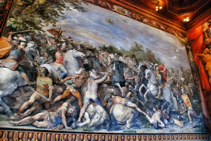 Interno del Museo Capitolino, Roma immagini stock