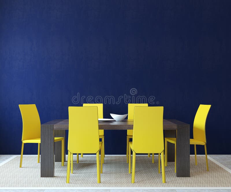 Interiore della sala da pranzo. royalty illustrazione gratis Interiore della sala da pranzo. royalty illustrazione gratis