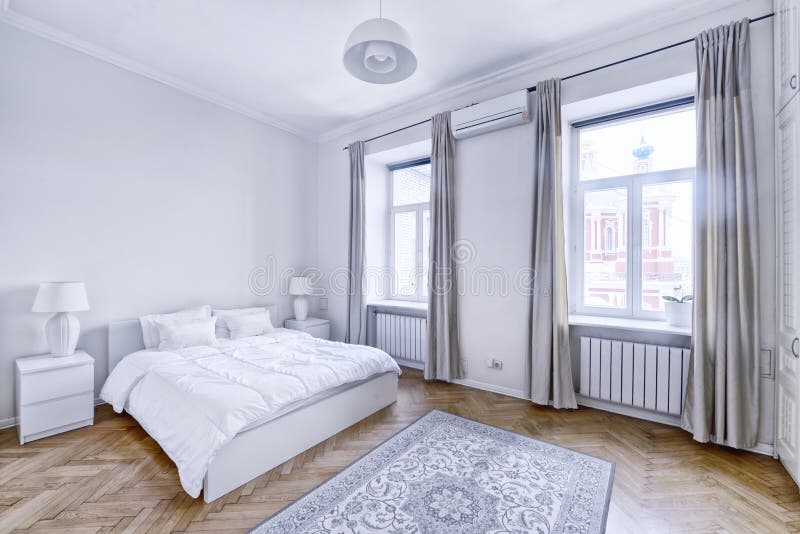 Interior design bedrooms. royalty free stock photography Interior design bedrooms. royalty free stock photography