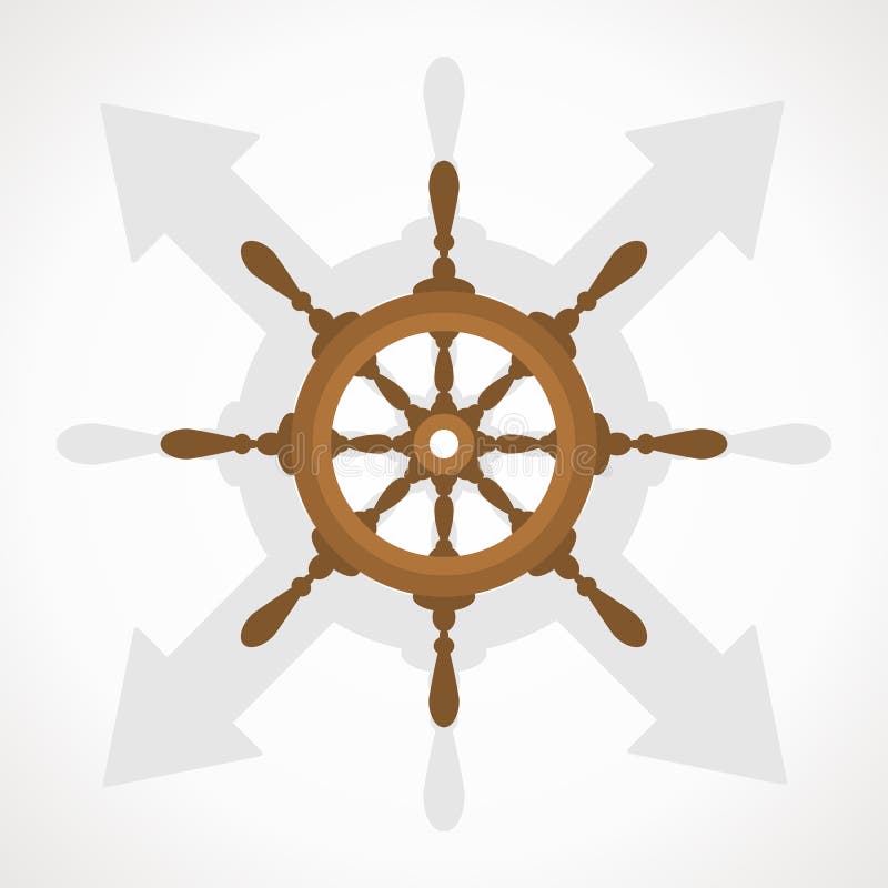 Interiortransportation del manejo wheel ilustración del vector Interiortransportation del manejo wheel ilustración del vector